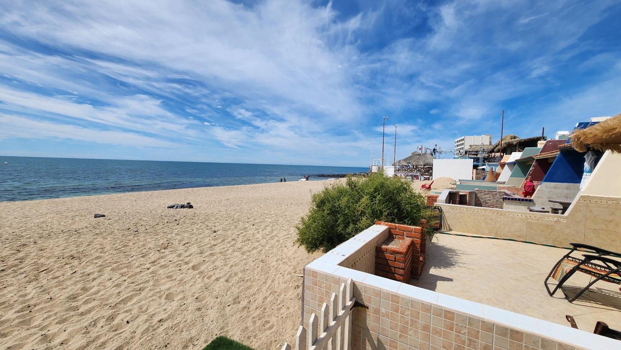 Las Brisas #8 Beachfront - On The Sand And Steps From Mannys For Tacos & Tequila Rocky Point Exterior photo